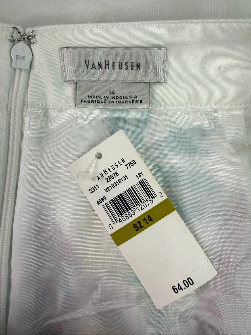 NWT Van Heusen Multicolor Floral Border Midi Skirt Size 14 MSRP $64